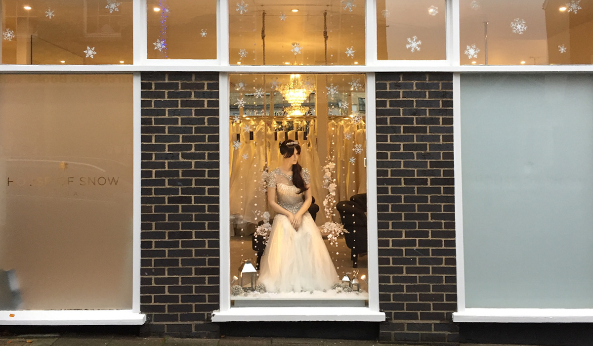Bridal Shop Window